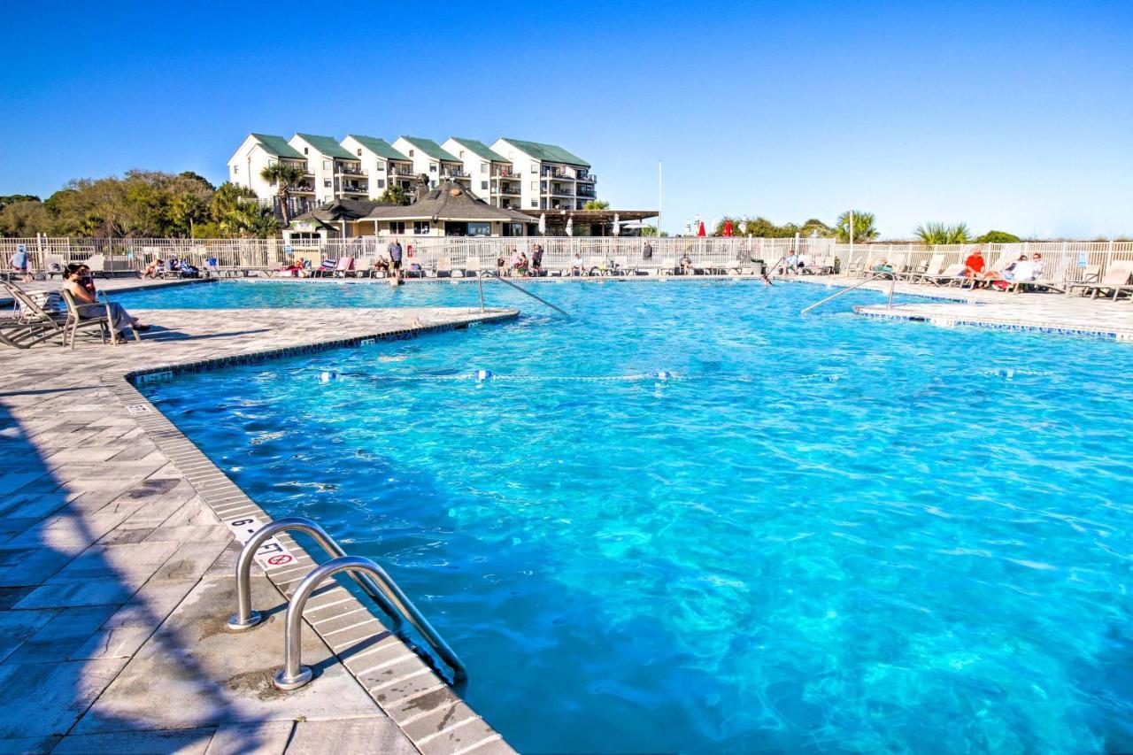 Oceanfront Condo With Beach View, Pool And Tennis! Hilton Head Island Eksteriør bilde